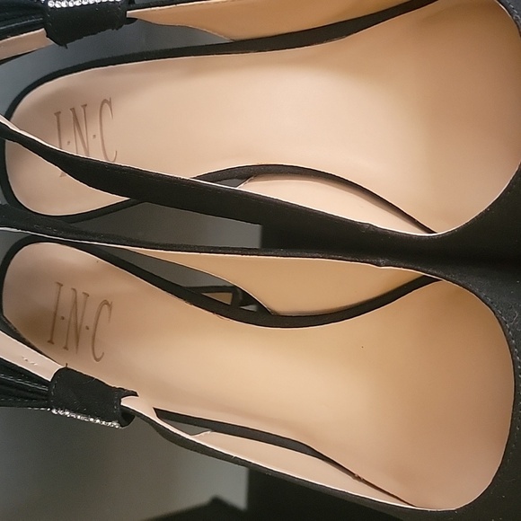 INC Cersei 3.5 in Heels with Rhinestone Bow - Picture 6 of 8